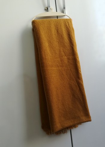 Camel Renkli Parlak Düz Şal