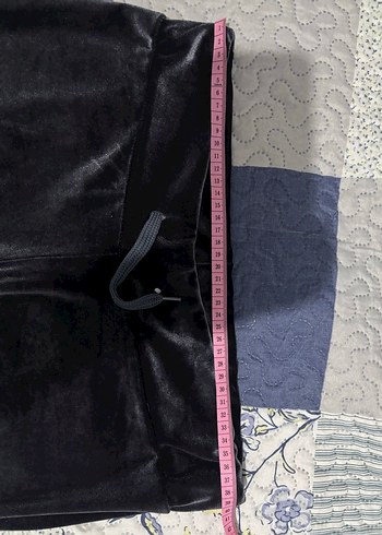 Nakışlı Antrasit Kadın Kapüşonlu Kadife Eşofman Takımı - Görsel 4