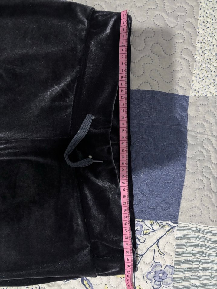 Nakışlı Antrasit Kadın Kapüşonlu Kadife Eşofman Takımı - Görsel 4