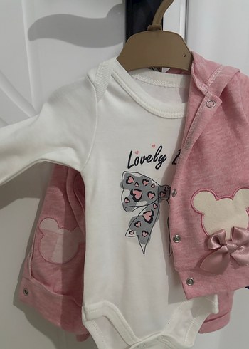 Pembe Bebek Kız 3lü Takım - Görsel 2