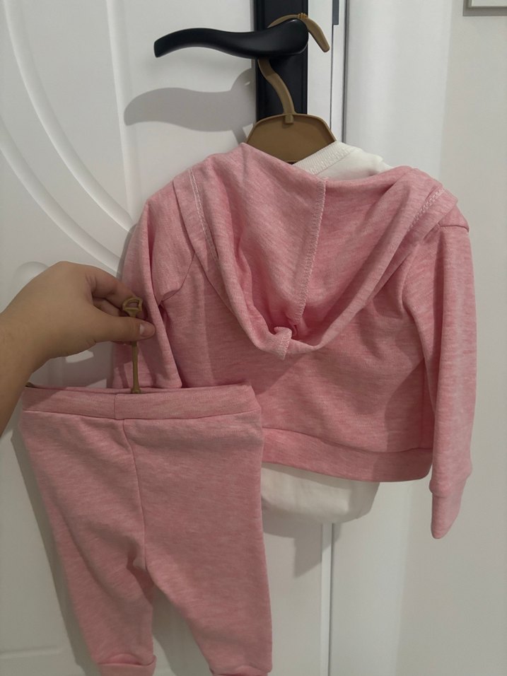 Pembe Bebek Kız 3lü Takım - Görsel 4