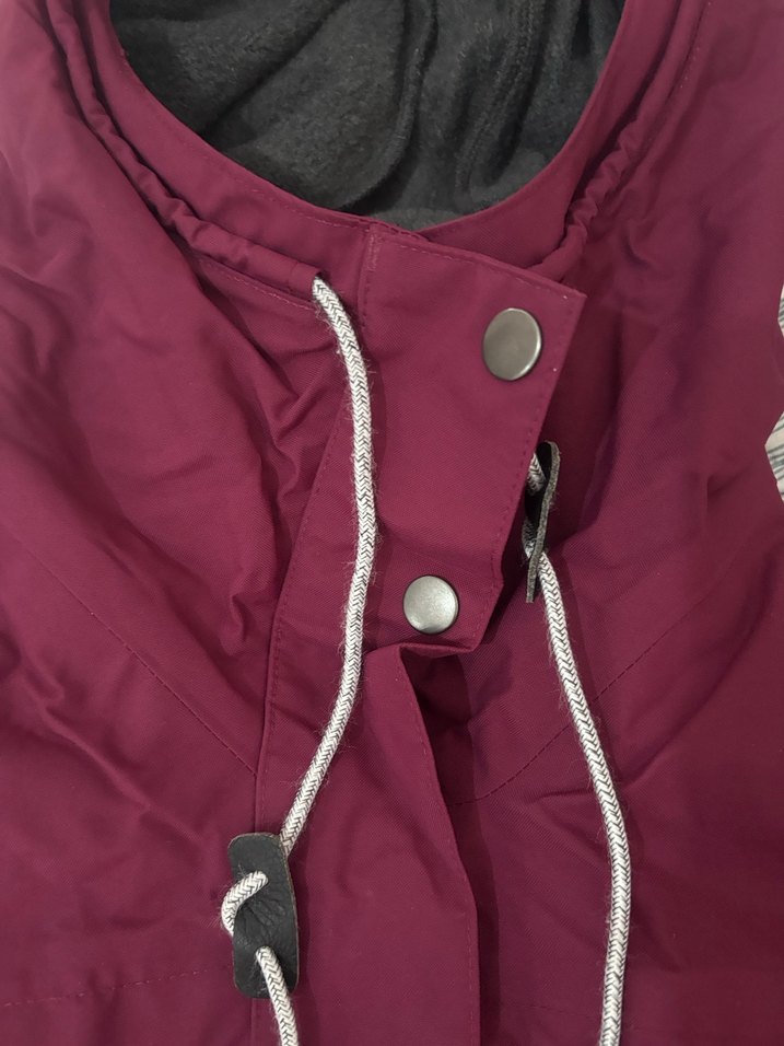 Vişne Kadın Kapüşonlu Su geçirmez Outdoor Ceket - Görsel 2