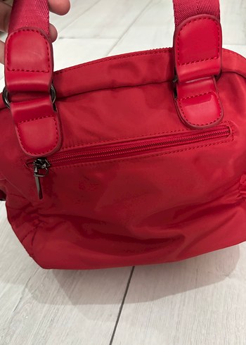Kırmızı Kadın Kapitone Çanta - Görsel 2