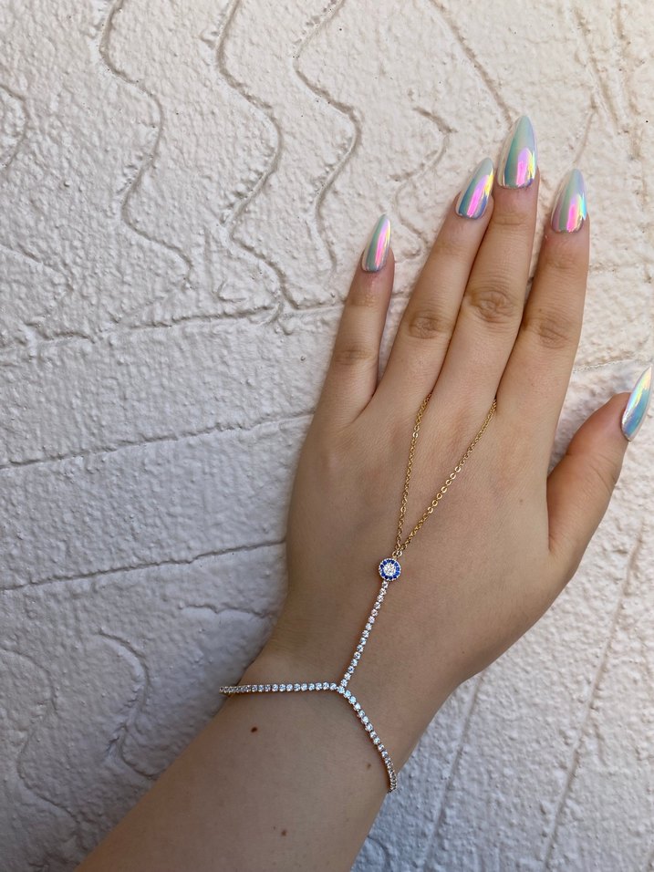 Payetli Bohem Yılan Baskılı Kadın Şahmeran - Görsel 3