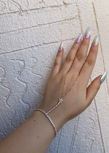 Işıltılı Gold Yıldız Bohem Şahmeran - Görsel 3