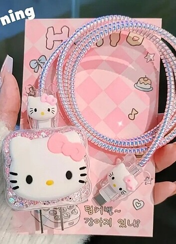 Hello Kitty Kablo Koruyucu