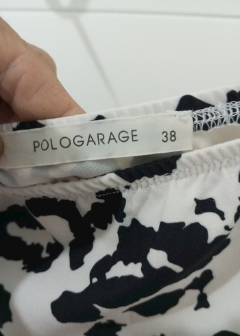 Polo Garage Zebra Desenli Mini Etek