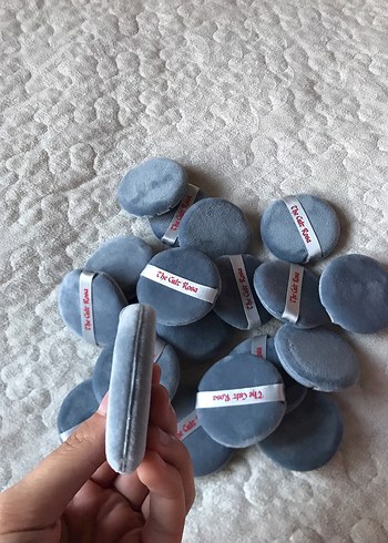 15 adet Gri Makyaj Süngeri Pufu - Görsel 2