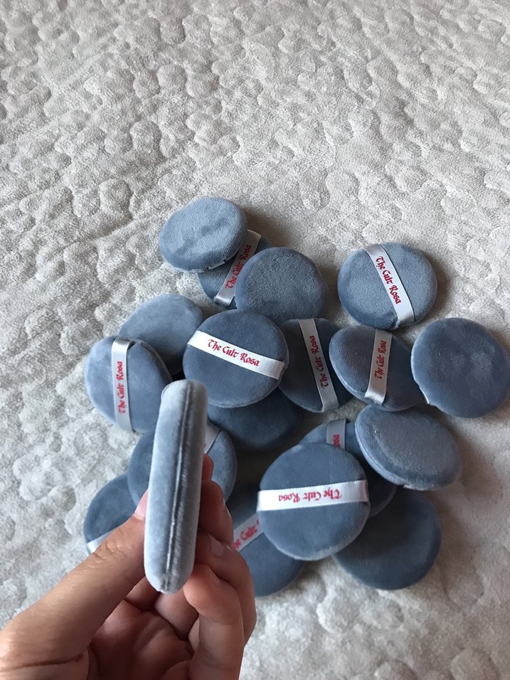 15 adet Gri Makyaj Süngeri Pufu - Görsel 2