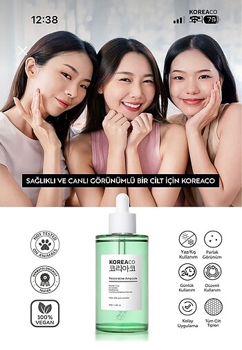 Kore cilt serumu - Görsel 5