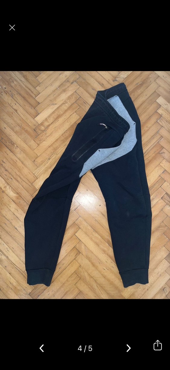 Nike siyah gri spor eşofman altı - Görsel 4