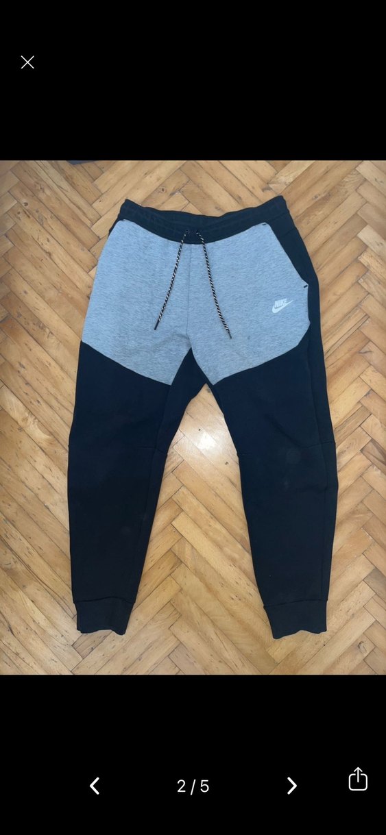 Nike siyah gri spor eşofman altı - Görsel 2