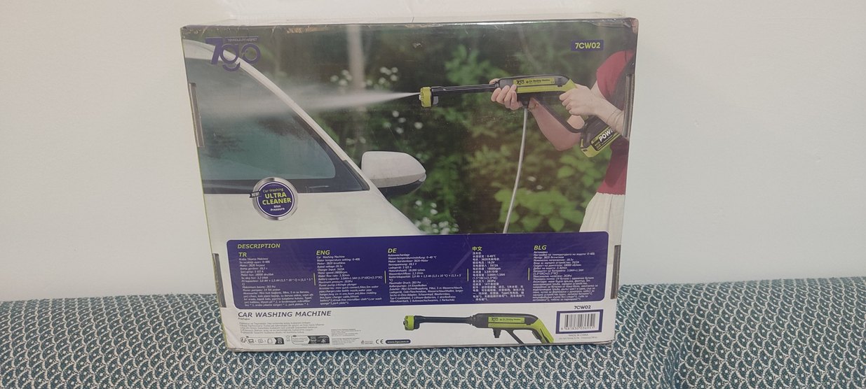 Şarjlı Fırçasız Yıkama Makinesi - Görsel 2