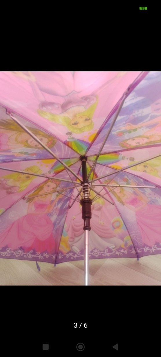 kız çocuk Şemsiye sindrella resimli - Görsel 4