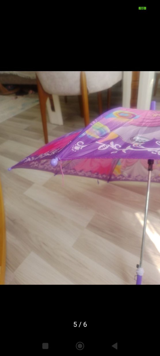 kız çocuk Şemsiye sindrella resimli - Görsel 5