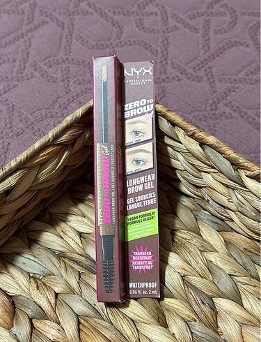 NYX Professional Makeup Zero to Brow Uzun Süre Kalıcı Kaş Jeli -