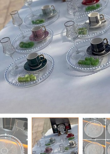 Boncuklu tepsi 6 lı - Görsel 3