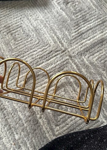 Altın Renk Metal peçetelik - Görsel 2