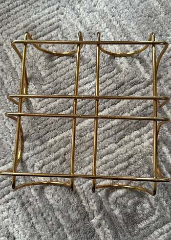 Altın Renk Metal peçetelik - Görsel 3