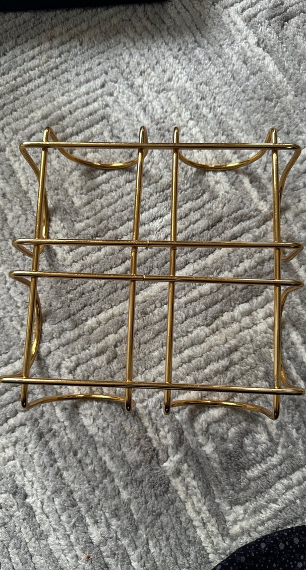 Altın Renk Metal peçetelik - Görsel 3