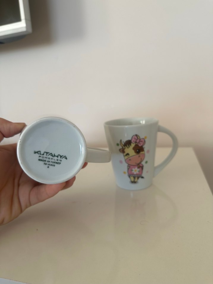 Kütahya porselen 2 li kupa - Görsel 2