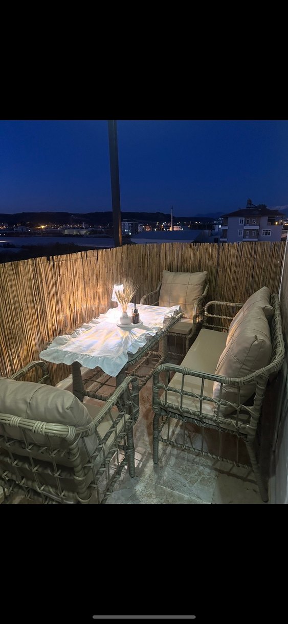 Rattan balkon oturma grubu - Görsel 2