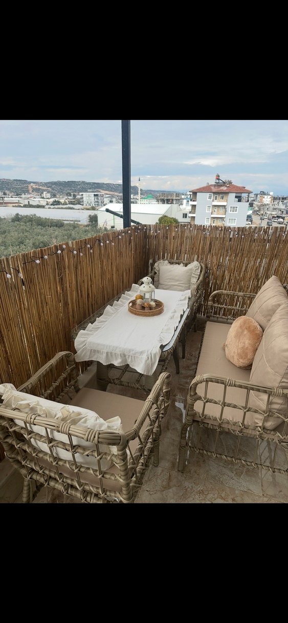 Rattan balkon oturma grubu - Görsel 4