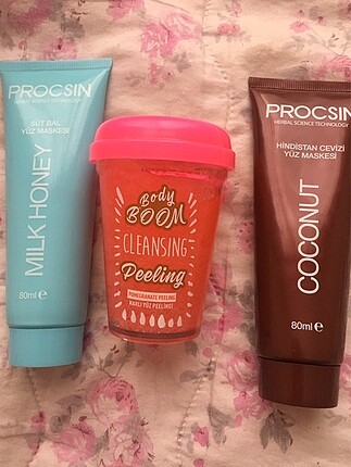 Procsin yüz maskesi ve peeling