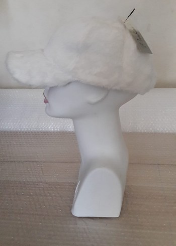 Diğer peluş beyaz kadın şapka