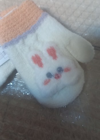 Kitti Nakışlı Kız Çocuk Eldiveni - Görsel 3