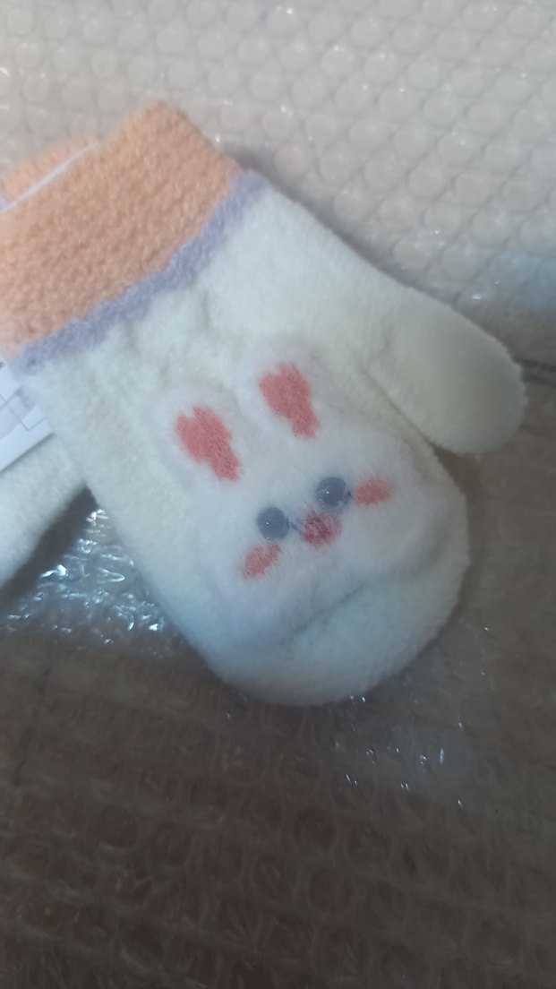 Kitti Nakışlı Kız Çocuk Eldiveni - Görsel 3