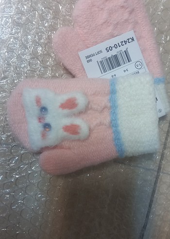  Beden kitti marka Pembe Kız Çocuk Eldiveni