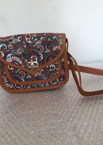 kilim desenli çanta