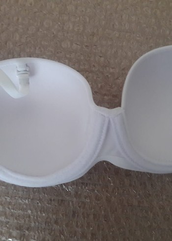 diğer Beden desteksiz beyaz strapless sütyen