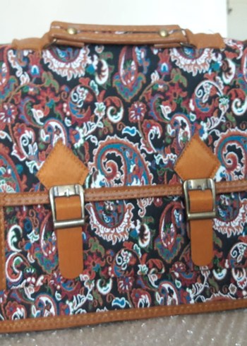 kilim desenli çanta