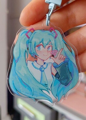 Beden Hatsune Miku Vocaloid Anahtarlık