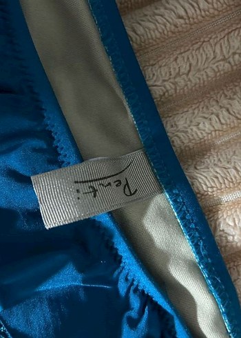 Dantel Detaylı Lacivert Bohem Bikini - Görsel 3