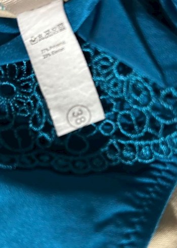 Dantel Detaylı Lacivert Bohem Bikini - Görsel 2