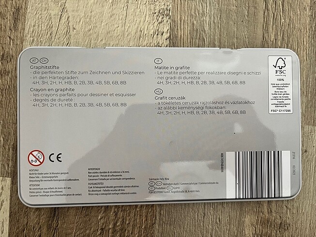  Beden Renk Karakalem Set