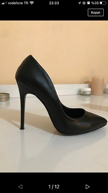 Siyah stiletto
