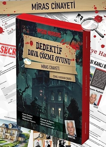 Dedektif dava çözme oyunu, miras cinayeti 