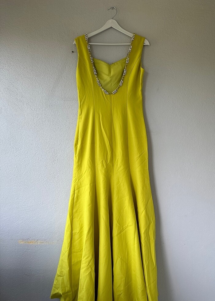 Balık model taşlı abiye - Görsel 5