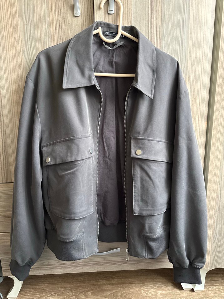 Zara Gri Ceket - Görsel 3