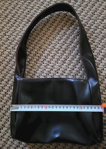 DIDOS - Buka Modeli, Acı Kahve Rengi, Deri Görünümlü Çanta - Görsel 2