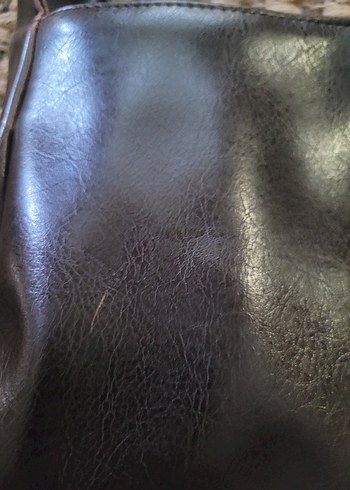 DIDOS - Buka Modeli, Acı Kahve Rengi, Deri Görünümlü Çanta - Görsel 5