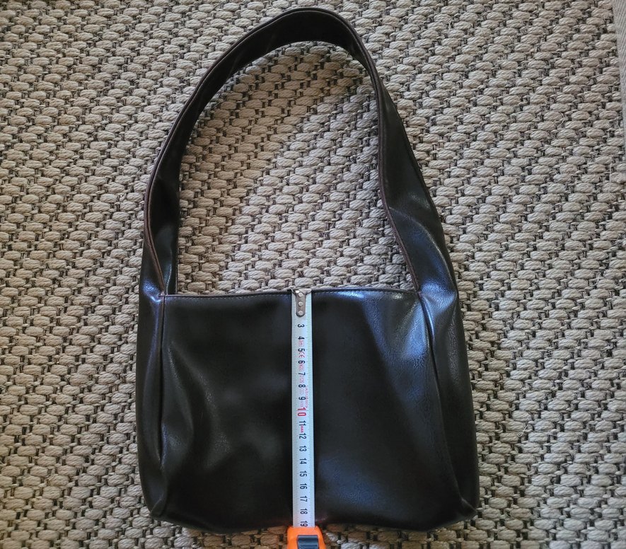 DIDOS - Buka Modeli, Acı Kahve Rengi, Deri Görünümlü Çanta - Görsel 3