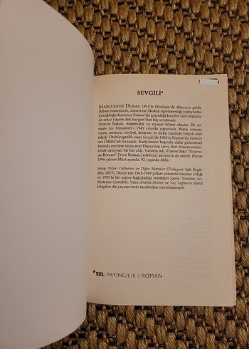 Marguerite Duras - Sevgili - Görsel 3