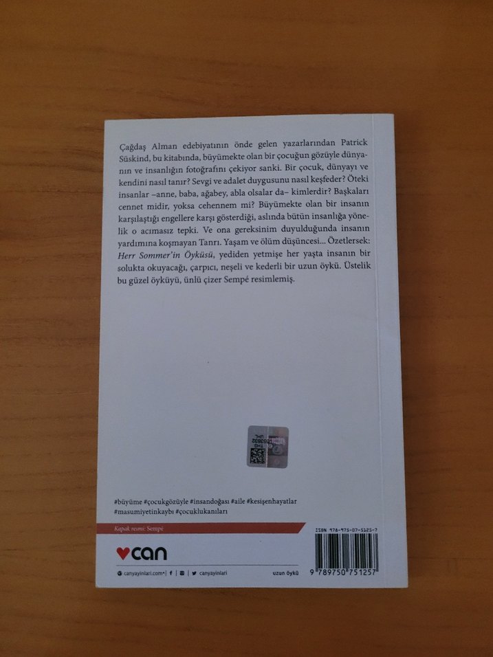 Herr Sommer'in Öyküsü - Patrick Süskind - Görsel 2