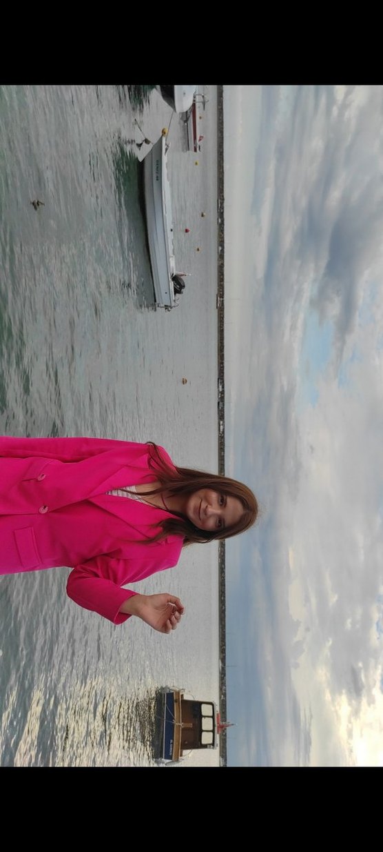 Pembe Düğmeli Kadın Blazer Ceketli takım - Görsel 5