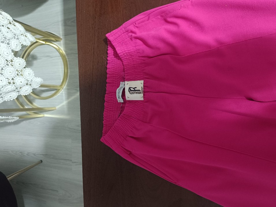 Pembe Düğmeli Kadın Blazer Ceketli takım - Görsel 2